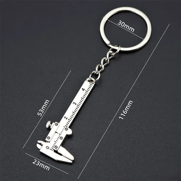 Multifunction Wrench Tool Adjustable Alloy Keychain Key Ring