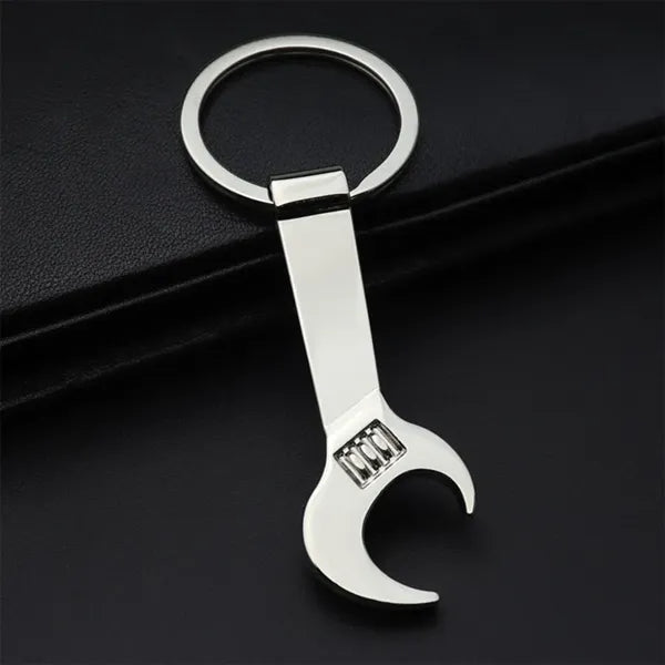 Multifunction Wrench Tool Adjustable Alloy Keychain Key Ring