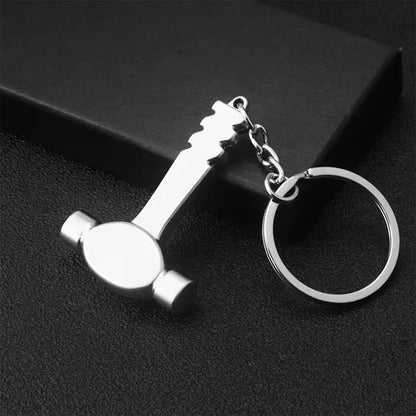 Multifunction Wrench Tool Adjustable Alloy Keychain Key Ring