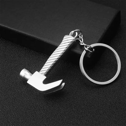 Multifunction Wrench Tool Adjustable Alloy Keychain Key Ring