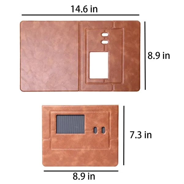 3 in 1 Foldable Mouse Pad with Phone Stand Pen Holder