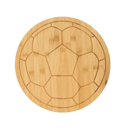 Eco-friendly Bamboo Baseball Ball Shaped Cutting Board