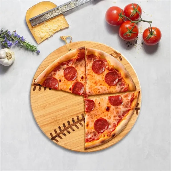 Eco-friendly Bamboo Baseball Ball Shaped Cutting Board