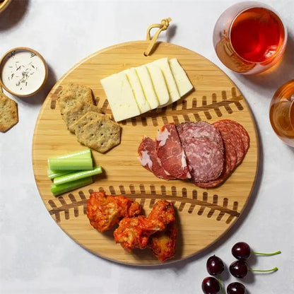Eco-friendly Bamboo Baseball Ball Shaped Cutting Board