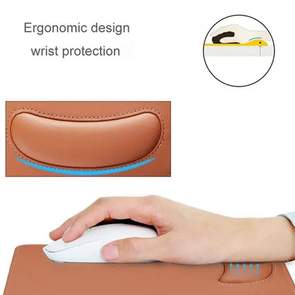 2-in-1 Wireless Fast Charging Mouse Pad With Wrist Rest