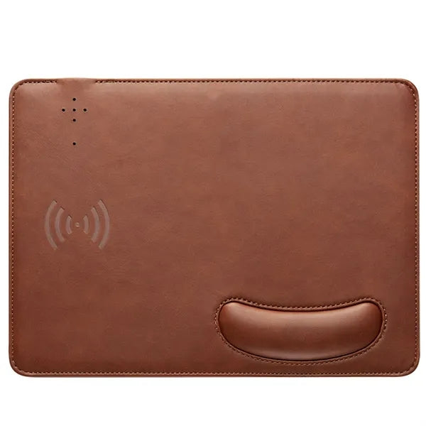 2-in-1 Wireless Fast Charging Mouse Pad With Wrist Rest
