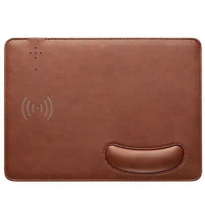 2-in-1 Wireless Fast Charging Mouse Pad With Wrist Rest