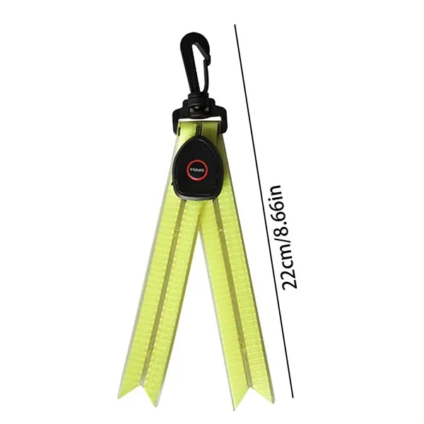 USB Rechargeable LED Dovetail Flash Light Reflective Strap