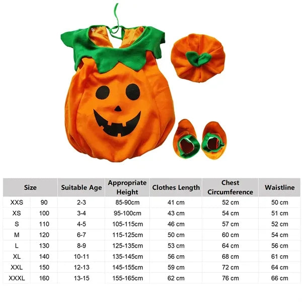 Unisex Baby Pumpkin Jumper Halloween Custome