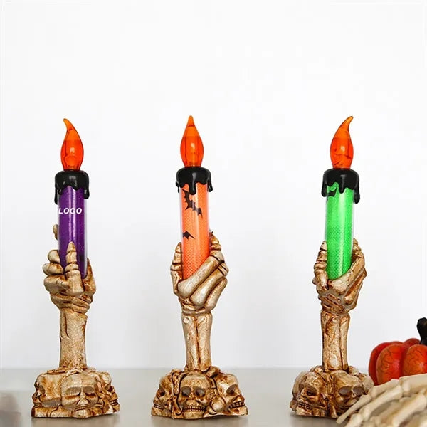 Halloween Skeleton Hand Led Lamp Candle