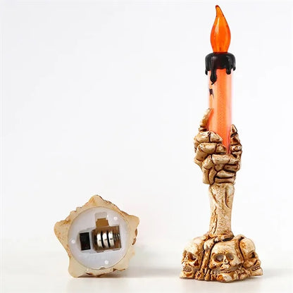 Halloween Skeleton Hand Led Lamp Candle