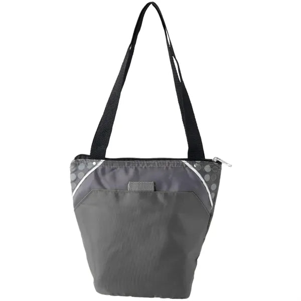 Insulated Lunch Cooler Zipper Carry Bag With Front Pocket