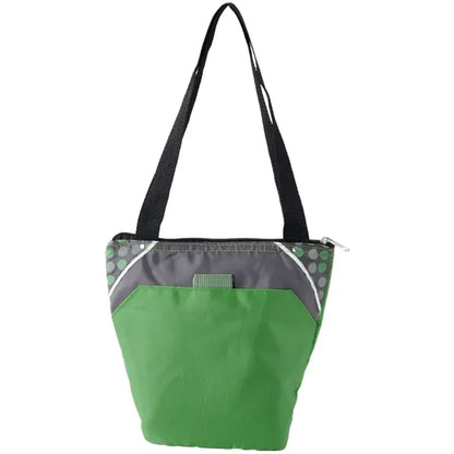 Insulated Lunch Cooler Zipper Carry Bag With Front Pocket
