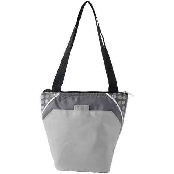 Insulated Lunch Cooler Zipper Carry Bag With Front Pocket