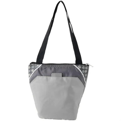 Insulated Lunch Cooler Zipper Carry Bag With Front Pocket