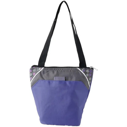 Insulated Lunch Cooler Zipper Carry Bag With Front Pocket