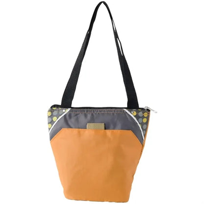 Insulated Lunch Cooler Zipper Carry Bag With Front Pocket
