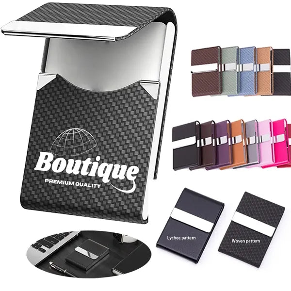 Business Name Card Holder Metal Box  with Magnetic Clasp