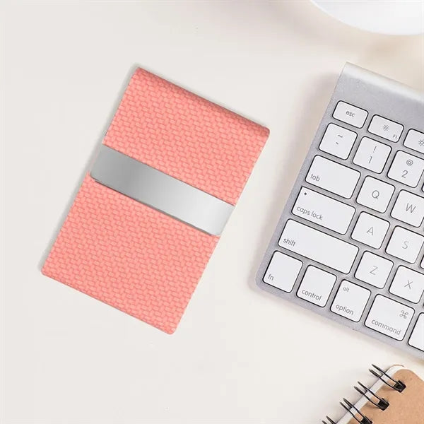 Business Name Card Holder Metal Box  with Magnetic Clasp
