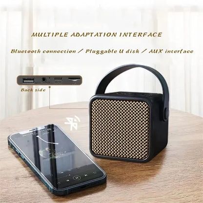 Small Retro Bluetooth Speaker