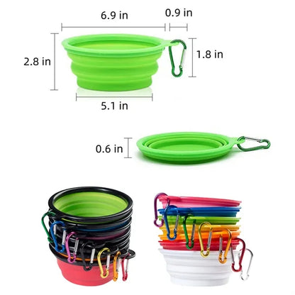 Pack Pet Bowl With Clip
