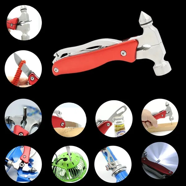 Multi-tool Stainless Steel Car Safety Hammer