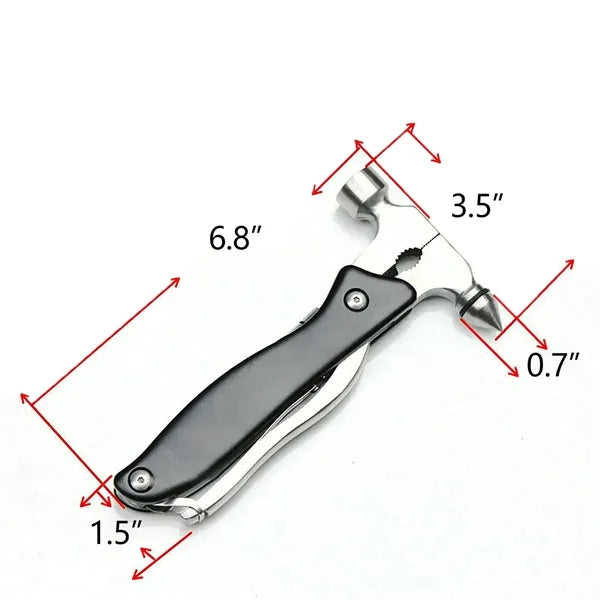 Multi-tool Stainless Steel Car Safety Hammer