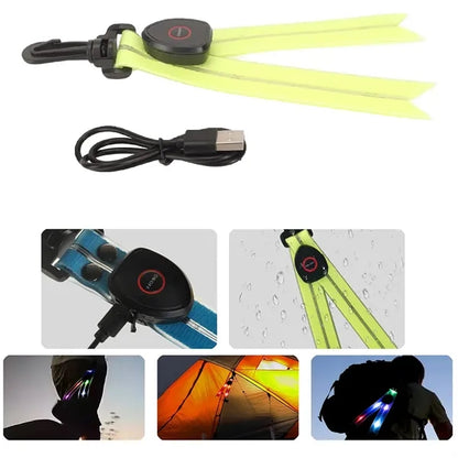 V-Shaped PVC Night Riding Reflective Pendant Safety Reflecto