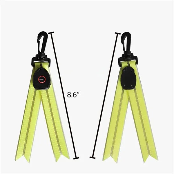 V-Shaped PVC Night Riding Reflective Pendant Safety Reflecto
