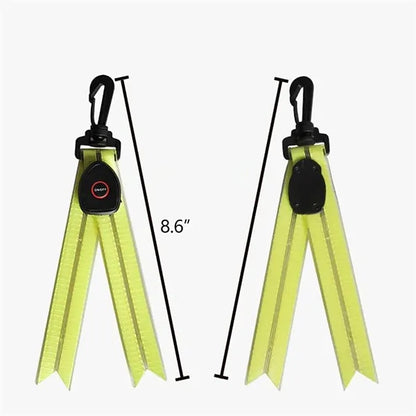 V-Shaped PVC Night Riding Reflective Pendant Safety Reflecto