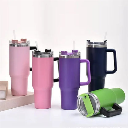 40 oz Insulated Tumbler & Straw Lid with Twist Closure