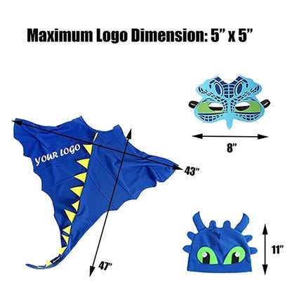 Dinosaur Cape Costume for Children's Performances
