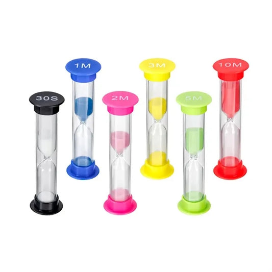 6Pcs Hourglass Sand Timers Set