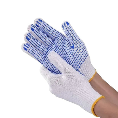 Seamless Pvc Dot Assembly Gloves