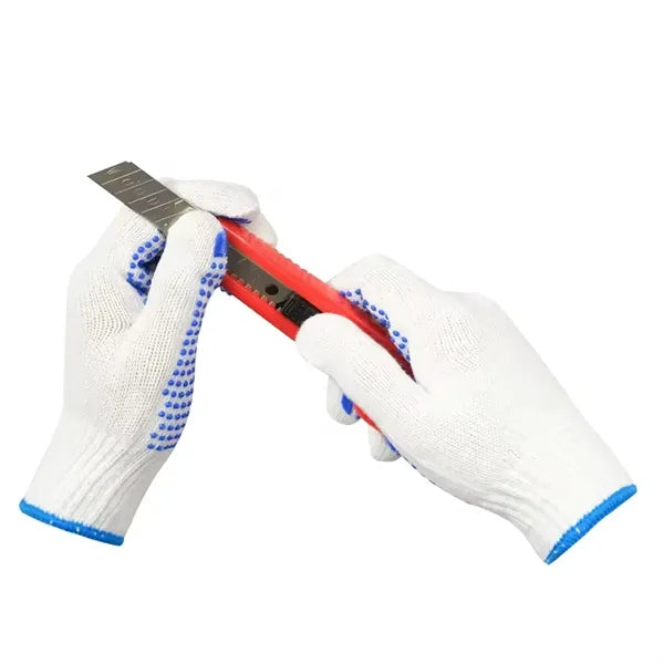 Seamless Pvc Dot Assembly Gloves