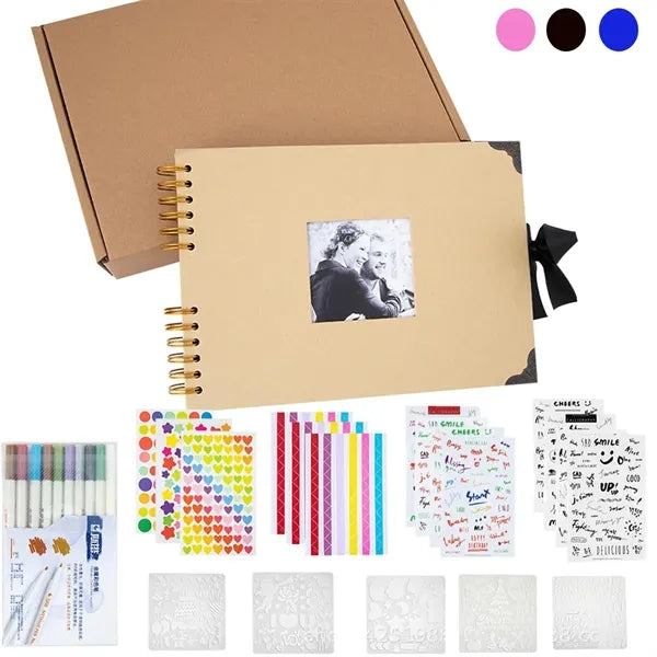 Diy Ribbon Photo Album Set