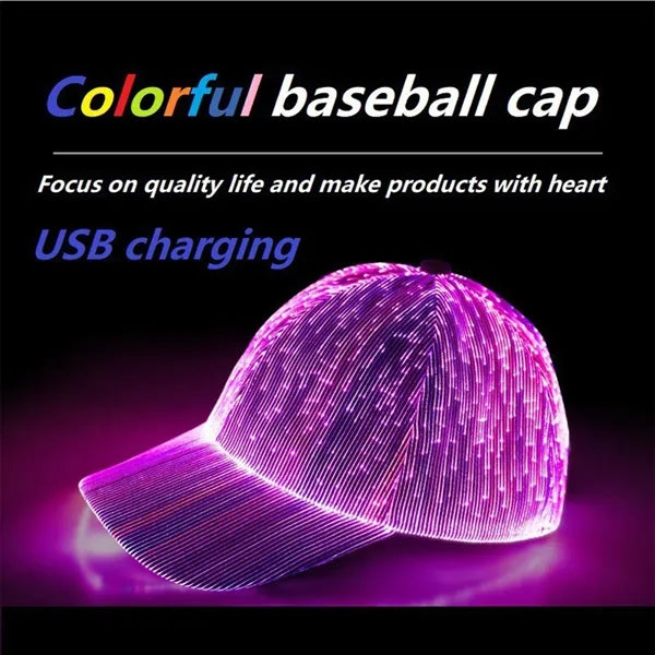 Fiber Optic Cap Led Hat
