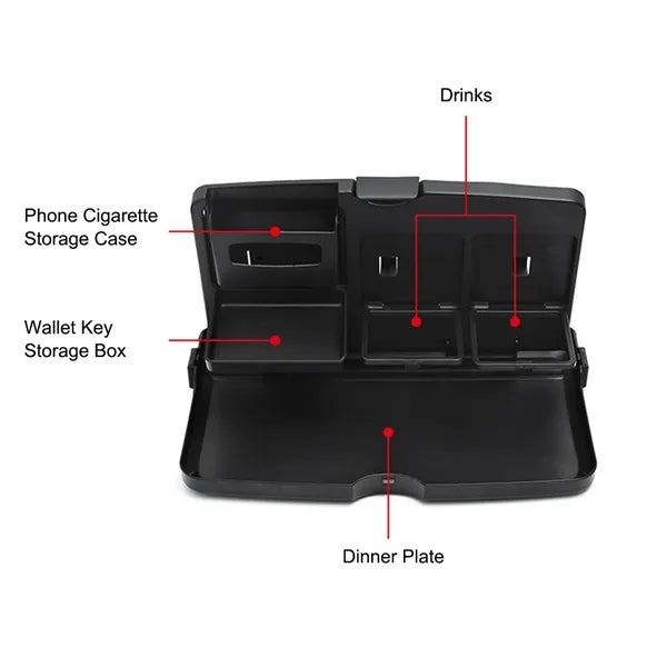 Multi-Functional Portable Foldable Car Backseat Tray Desk