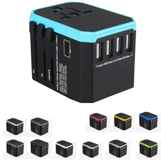 International Plug Adaptor Outlet Wall Charger Converter