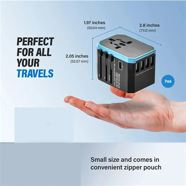 International Plug Adaptor Outlet Wall Charger Converter