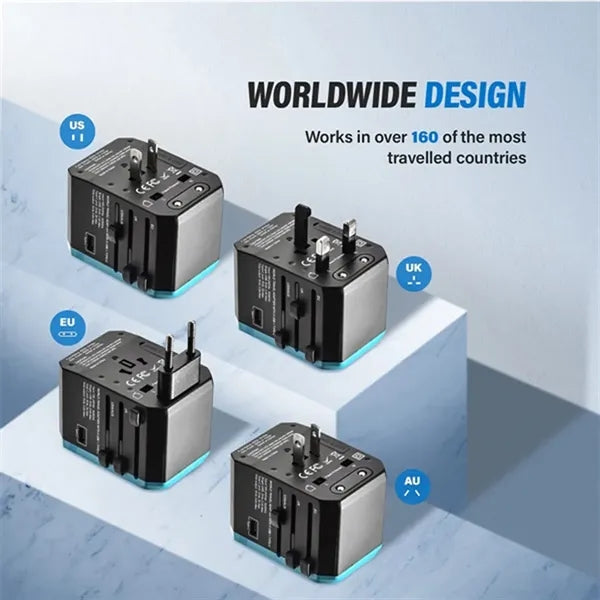 International Plug Adaptor Outlet Wall Charger Converter