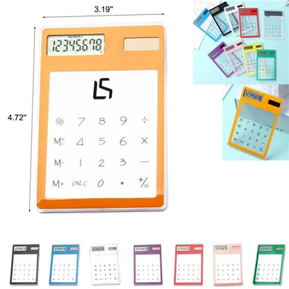 Transparent Solar Powered Calculator