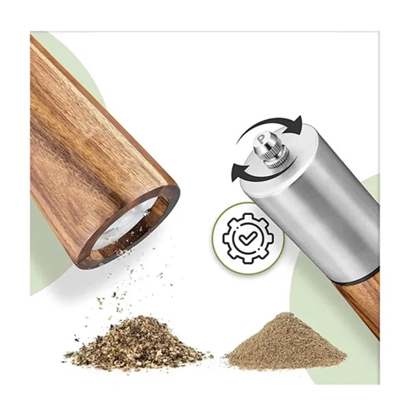 Stainless Steel Manual Salt And Pepper Mill