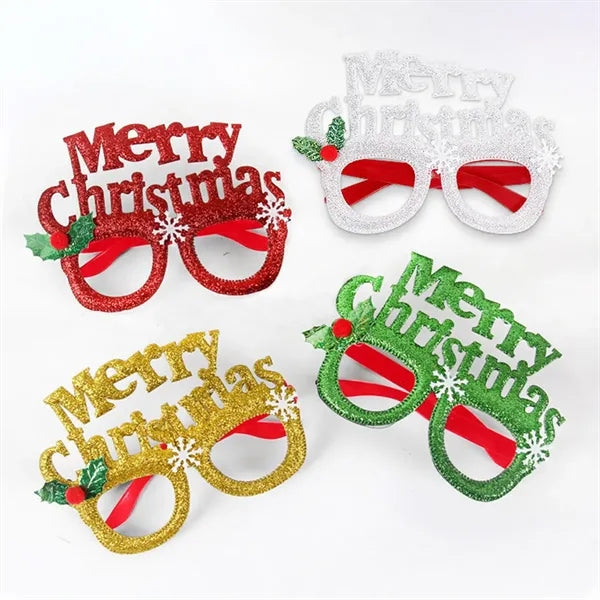 Christmas Party Glitter Glasses