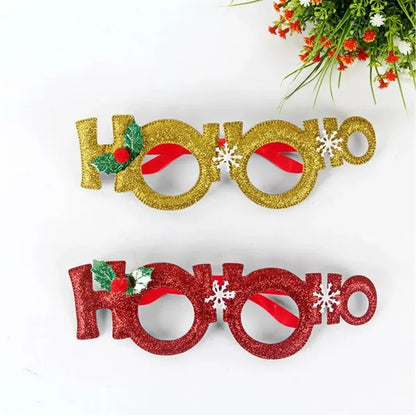 Christmas Party Glitter Glasses