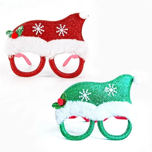 Christmas Party Glitter Glasses