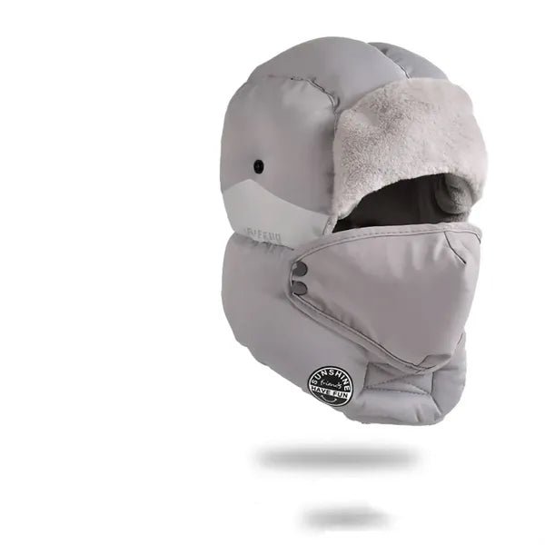 Winter Trapper Hat with Mask