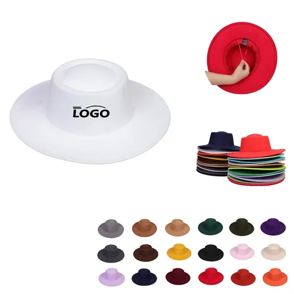 MOQ50 Wide Brim Vintage Fedora Hat
