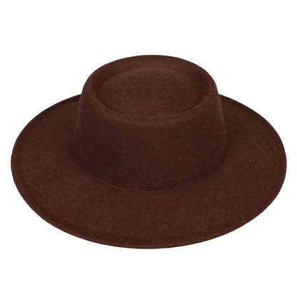 MOQ50 Wide Brim Vintage Fedora Hat