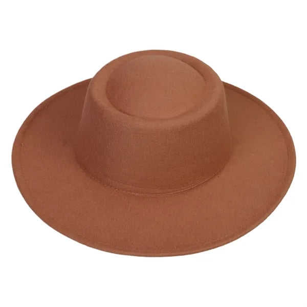 MOQ50 Wide Brim Vintage Fedora Hat